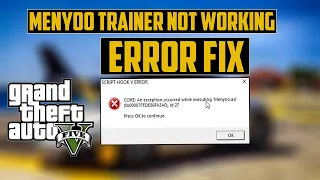 How To Fix 'menyoo. asi' problem permanently | menyoo trainer not working | FIX ERROR | GTA 5