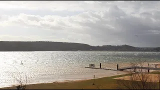 Windsurfen im Winter | Storm chase am Brombachsee