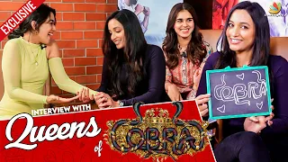 Cuteness Overloaded Interview with Cobra Queens | Srinidhi Shetty, Mirnalini Ravi, Meenakshi, Vikram