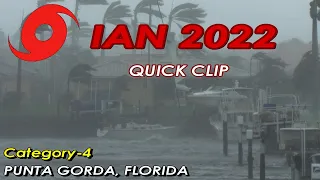 Hurricane IAN Slams SW Florida - Sept 28, 2022 [4K - Clip] {S}