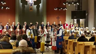 Finał koncertu kolęd i pastorałek Studencki Zespół Pieśni i Tańca " Połoniny " PRz  Full HD 1080p 📹