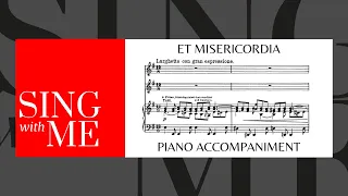 Et misericordia - Accompaniment - Magnificat BWV 243 - Bach