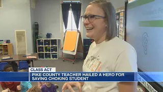 Pike County teacher hailed as hero for saving choking student