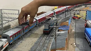 Added Substation to my layout | Running LHB Model with Wap 7 locomotive | Indian Model Railways
