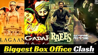 10 Biggest Bollywood Movie Box Office Clashes of All Time | Shah Rukh Khan, Hrithik Roshan