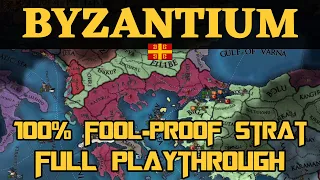 EU4 BYZANTIUM GUIDE | NO RNG, NO ALLIES STRAT!! TUTORIAL FOR BEGINNERS