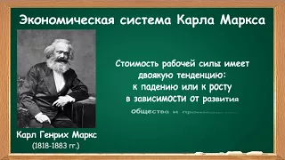 Экономическая система Карла Маркса