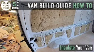 Insulating Your Van