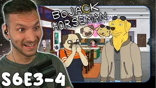 MR PB IS BAD DOG! BOJACK HORSEMAN REACTION | 6x3 & 6x4