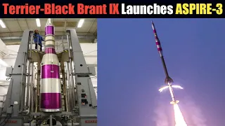 NASA's Terrier-Black Brant IX sounding rocket Launches ASPIRE-3, Mars Lander Parachute Test