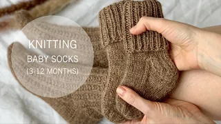 How to Knit Baby Socks on Magic Loop - Tutorial by CozySocksStore