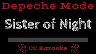 Depeche Mode • Sister of Night (CC) [Karaoke Instrumental Lyrics]