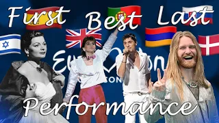 the FIRST, BEST and LAST performance of EACH COUNTRY at Eurovision | Eurovision 1956-2022