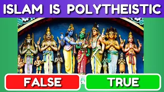 TRUE Or FALSE Islam Quiz (No Music)