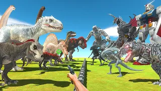 FPS Avatar in Jurassic Park Rescues Mecha Monsters and Fights Dinosaurs - ARBS