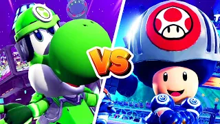 Mario Strikers Battle League - Yoshi Vs Toad (Hard CPU) Gameplay