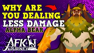 How To Increase Your Max Damage & Alpha Bear Teams - AFK Journey