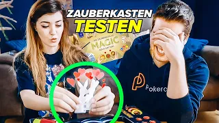 ANNI & ich TESTEN einen ZAUBERKASTEN + krasse Zaubershow!