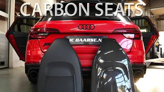 Custom Carbon Fiber Seats Audi RS4+ ABT Sportsline | JC Baarse