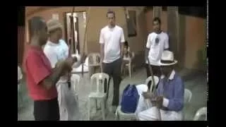 Capoeira Angola: Mestre Ananias, e o CM Marcelo e Rafael. (Afinação)
