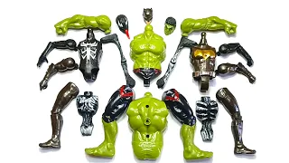 Merakit Mainan Hulk Smash, Siren Head, Venom dan Batman ~ Avengers