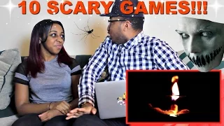 10 SCARY PARANORMAL GAMES YOU SHOULD NEVER PLAY Reaction!!