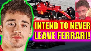 Lerclerc Wants to STAY at Ferrari Forever?! 😩 F1 News