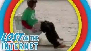 Most Creative Sledding (Fails) - Toilet, bed bunk, porta potty - Lost on The Internet