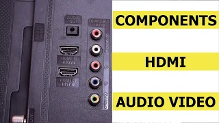 Tv's Components|HDMI and AV Explained