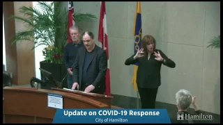 City of Hamilton Update on COVID-19 Response - March 16, 2020