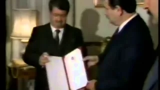 Turgut Özal'ın Cumhurbaşkanı Seçilişi ve Yemini (1989)