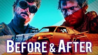 Before & After of Mad Max: Roadkill BBQ