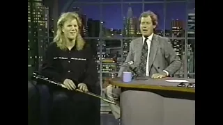 Jeff Healey - 'While My Guitar Gently Weeps' - Letterman 1990