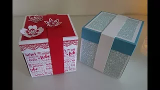 Stampin Up Explosionsbox Tutorial Teil 1 Grundbox