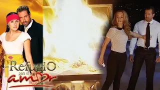 Resumen: ¡Gala quema el vestido de novia de Luciana! | Un refugio para el amor - Televisa