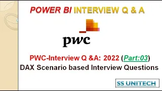 pwc Scenario based Question | Live Recorded Interview For Power BI | PWC-2022 | pwc interview part 3