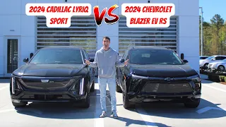 2024 Cadillac Lyriq Sport VS 2024 Chevrolet Blazer EV RS - Which Sport EV Is Better?