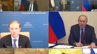 Putin furioso rimprovera il ministro dell’industria: «Mi dicono che non ci sono contratti. Mi...