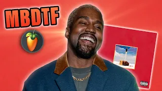 making a beat for kanye west's mbdtf