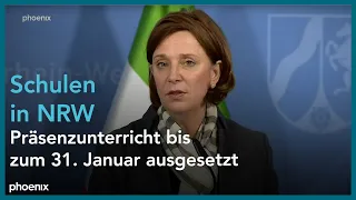 NRW-Landesregierung zu Schulen und Kitas während des Lockdown