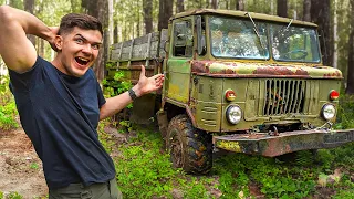 Found Abandoned Military Truck in the Forest! Can we restore it?