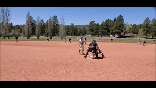 NAU Baseball Santana #4 (Spider) Killing It At The Plate vs University of Arizona 4/30/22
