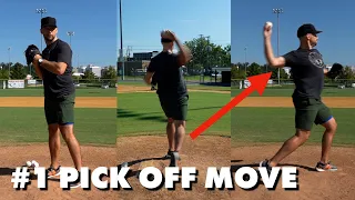 Pick Off Moves to First Base for Righthanded Pitchers