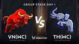 Việt Nam Wildcard vs Thái Lan Wildcard - Bảng A - Vòng bảng AWC 2019 - Garena Liên Quân Mobile