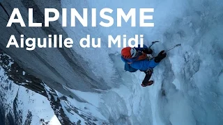 Voie Carli Chassagne North Face of the Aiguille du Midi Chamonix Mont-Blanc mountaineering mountain