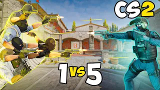 EPIC 1 VS 5 CLUTCH ON CS2 NEW MAP - CS2 PRO HIGHLIGHTS #10