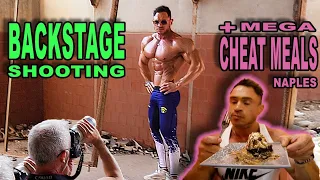 SHOOTING BACKSTAGE + MEGA CHEAT MEAL NAPLES