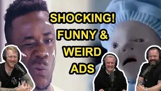 Funny, Weird and SHOCKING Adverts REACTION!! | OFFICE BLOKES REACT!!