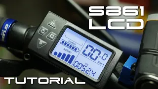 eBike S861 LCD tutorial