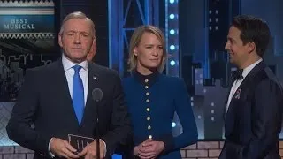 Frank Underwood crashes Tony Awards